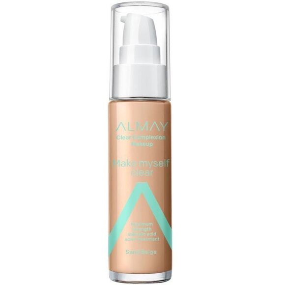 700 Almay Clear Complexion Foundation Makeup w/ Salicylic Acid Make Myself Clear - Picture 1 of 2